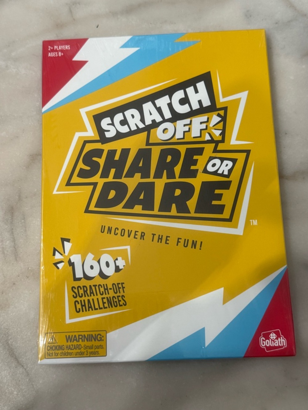 Scratch Off Share or Dare Game - Yellow